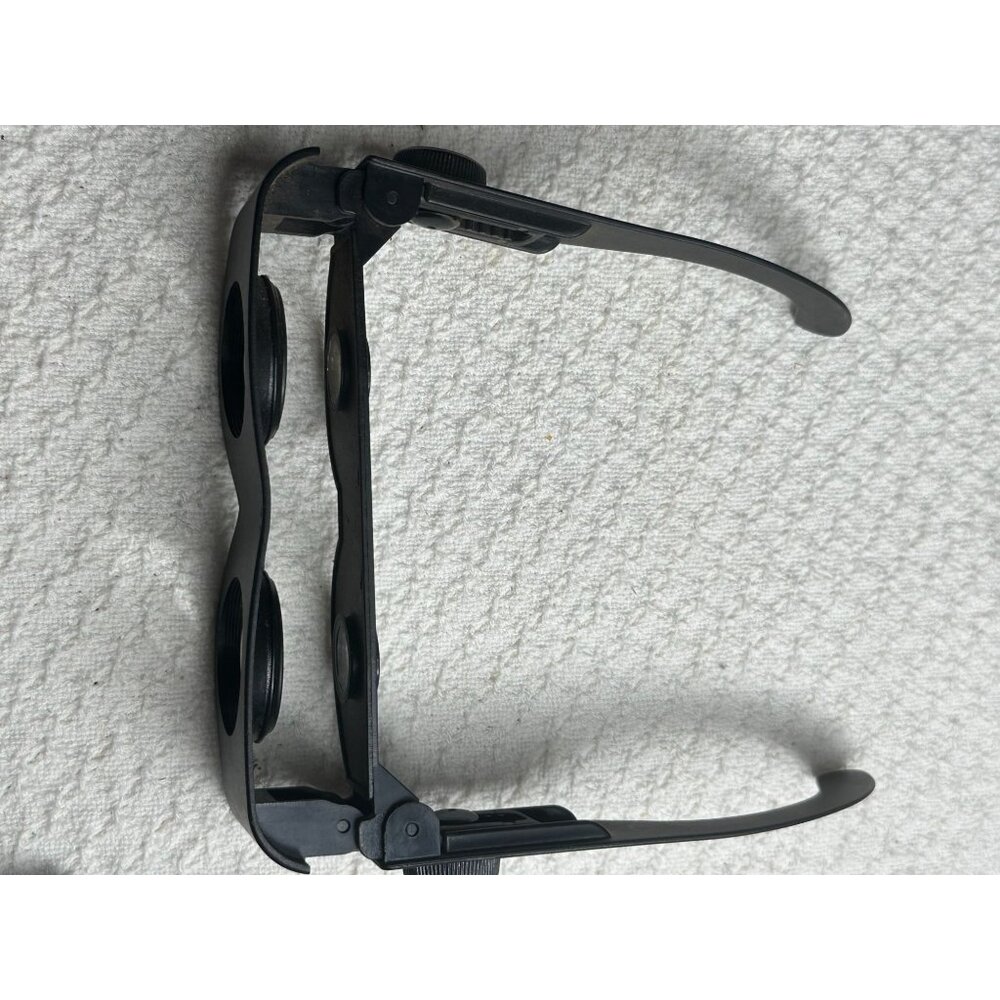 Binocular Glasses Telescope Fishing Adjustable Folding Eyewear Costume Prop - Picture 3 of 10